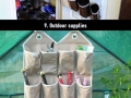 Using a shoe organizer