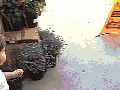 Danger of wet floors