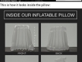 Inflatable sleep hoodie 