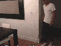 Cleaning the house