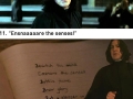 Professor Snape moments