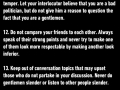 Being a gentleman