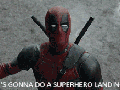 Superhero landing