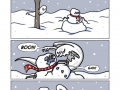 Ghost vs snowman