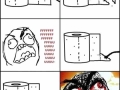 Toilet roll rage
