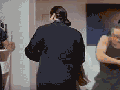 Arriving at a party