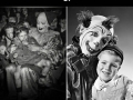 Vintage creepy clowns