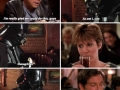 Awkward family dinner