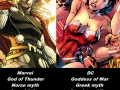 Thor vs Wonder Woman
