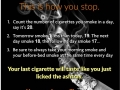 How to stop smoking