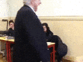 Teacher waking up girl