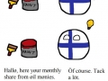 Finland getting that oil money