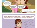 Aiden's first kiss