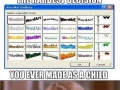 Just 90s things