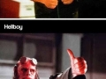 Replacing guns with thumbs-up in movies