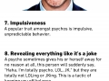 Warning signs that you're dating a psychopath