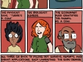 A physicist, a biologist and an economist are on a train..
