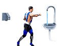 This is how Sub-zero washes his hands