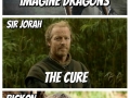 GofT characters and their favourite bands