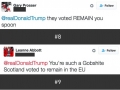Scots shower Trump with glorious Scottish insults after his Brexit tweet