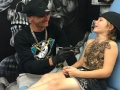 Artist gives sick kids temporary tattoos