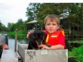 Boy caught sneaking into homes for dog hugs