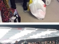 Photos of miserable men trapped in shopping hell