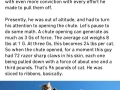 Dropping cats out of a plane