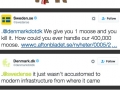 Modern warfare Denmark and Sweden had an epic twitter fight