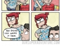 Playful daily life of a quirky couple