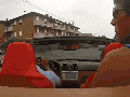 Very expensive Ferrari test drive