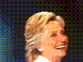 Hillary got a little bit too excited