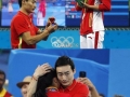 Chinese diver He Zi made a touching podium proposal