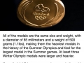 Tiny facts about the Olympic gold