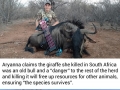 12 y/o girl who shoots wild animals says she will never stop