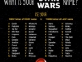 What is your Star Wars name?