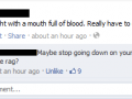 Mouth full of blood? 