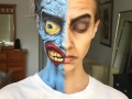 Girl uses makeup to recreate tv and comic characters
