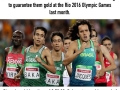 4 visually-impaired Paralympic runners beat Olympic gold time in 1500m race