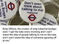 Man tries to get Londoners to chat with strangers on public transport