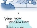 Comics about periods that only women will know