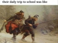 But they always said it was uphill both ways