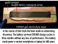 PhD student invents a battery that lasts for 400 years