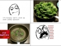 Cooking spinach