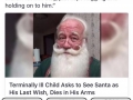 Boy dies in Santa's arms