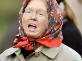 Trump and Queen mash-ups