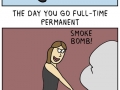 First day at work vs. the day you go permanent