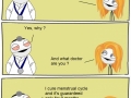 I want to be a doctor too