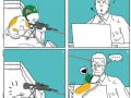 Sniper cat