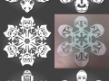 Paper snowflakes